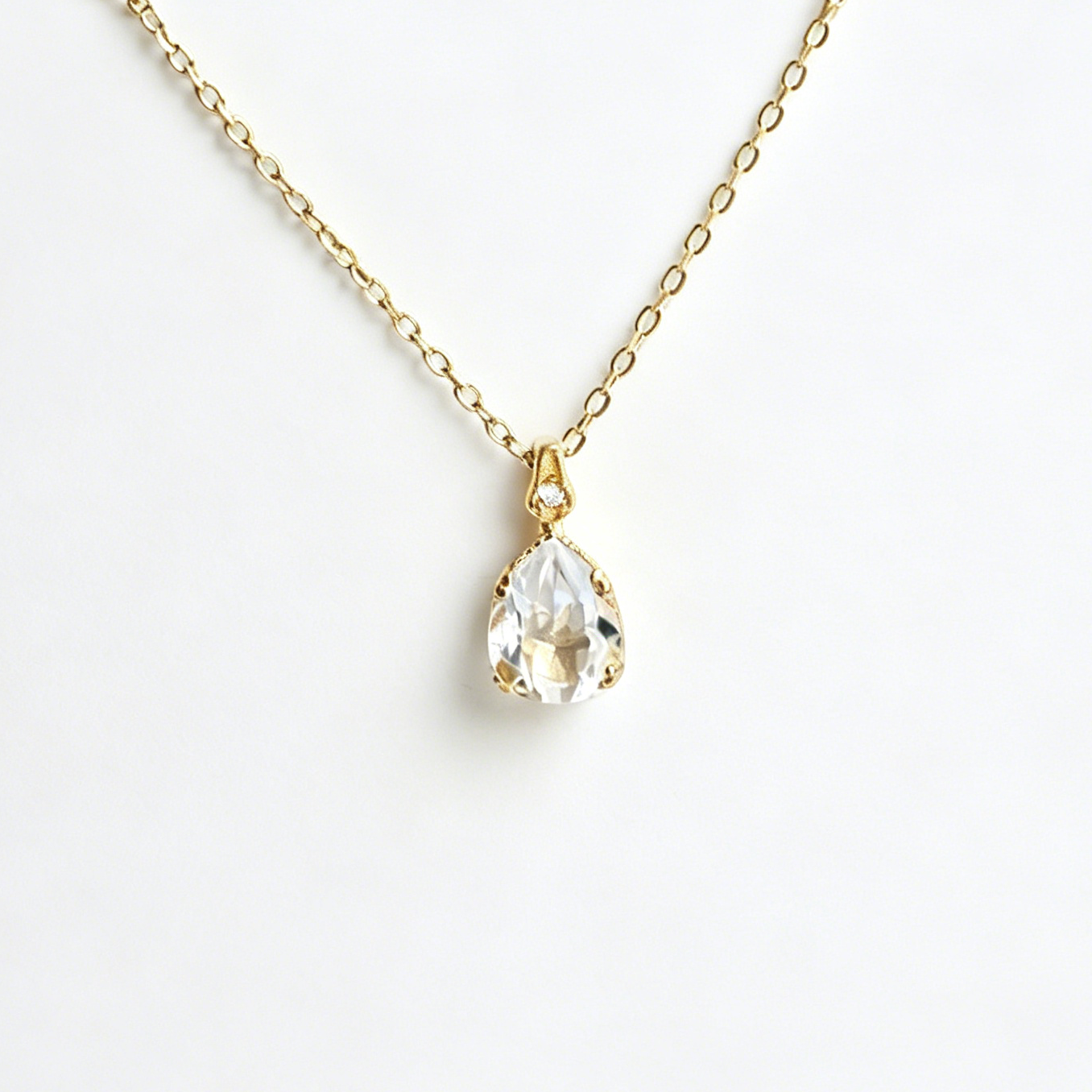 Happy Teardrop Necklace