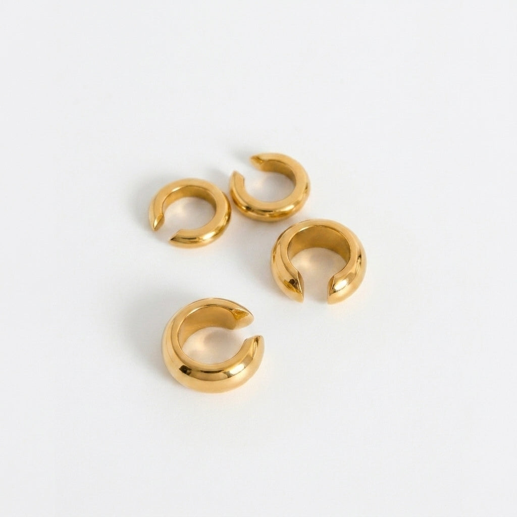Solar Orbit Cuff Earrings