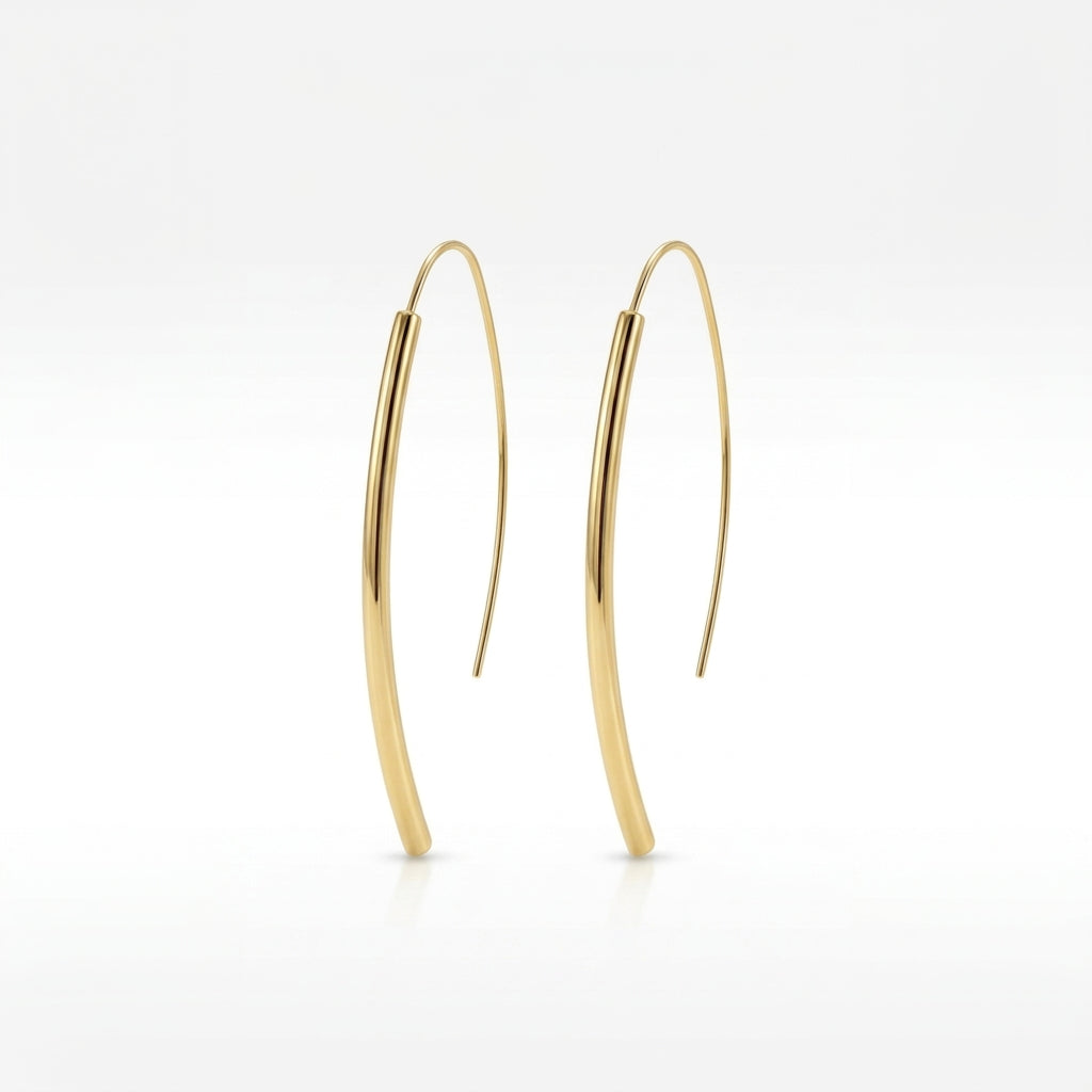 Tusk Hoop Earrings