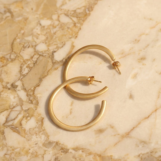 Bended Hoop Earrings