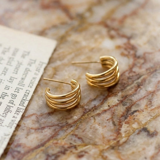 Loop Stud Earrings