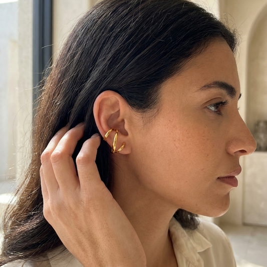 Spiral Stud Earrings
