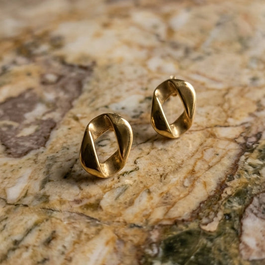 Waffles Stud Earrings