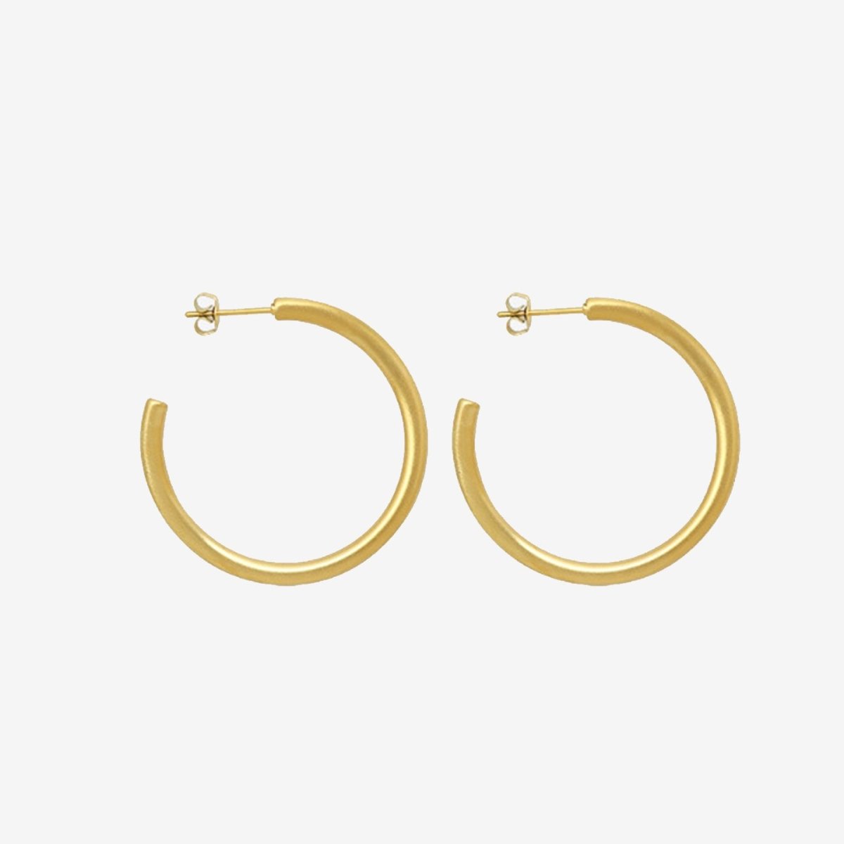 Bended Hoop Earrings - ELIORA