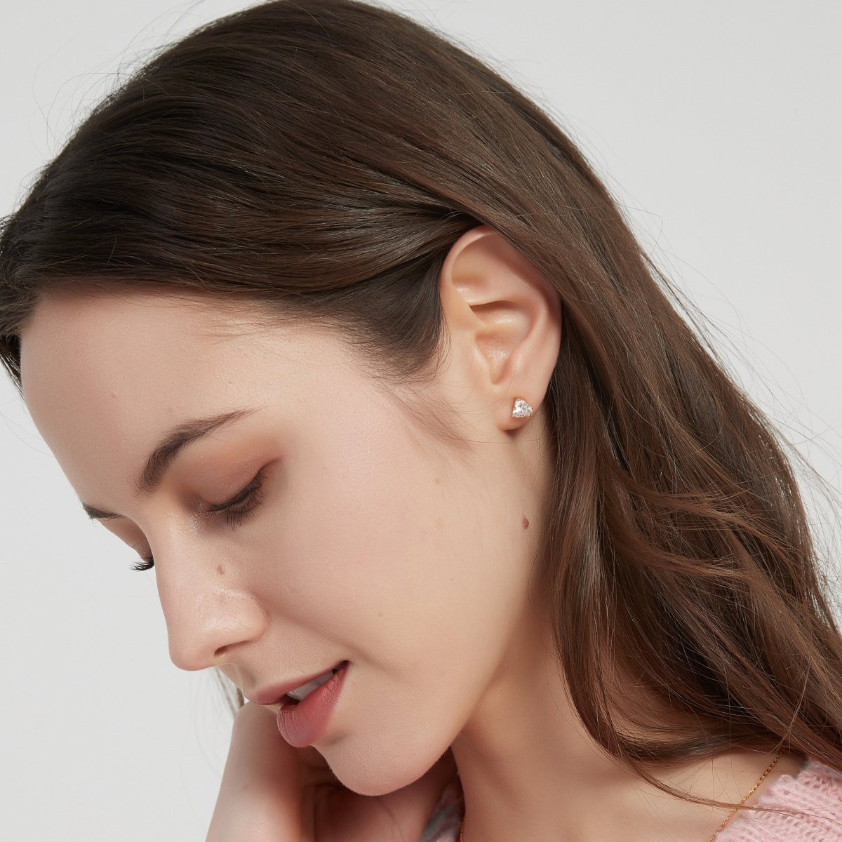 Chana - E1, 0.5ct Moissanite, Gold Vermeil - ELIORA