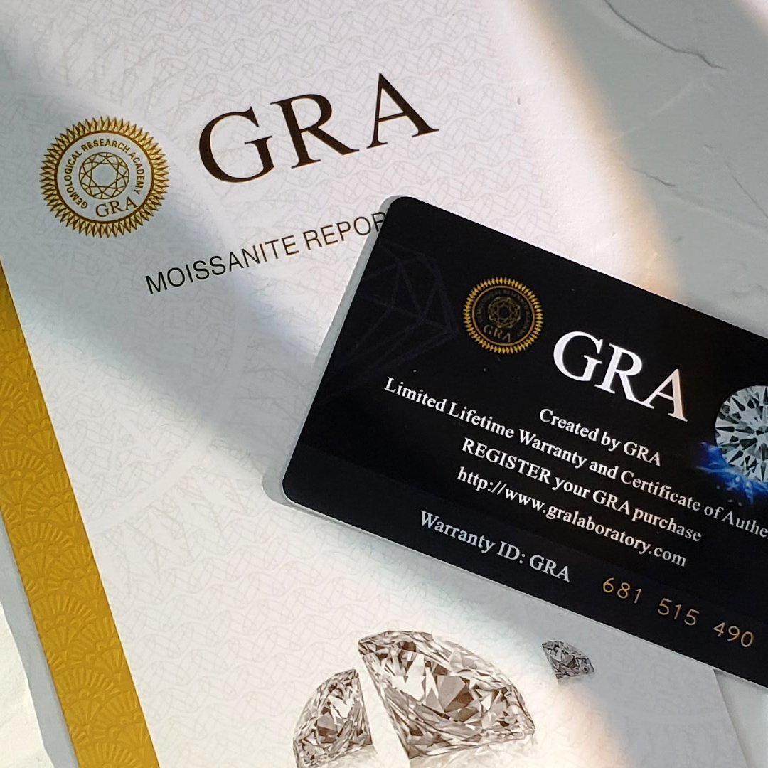 Lilianna - E1, 0.5ct Moissanite, Gold Vermeil - ELIORA