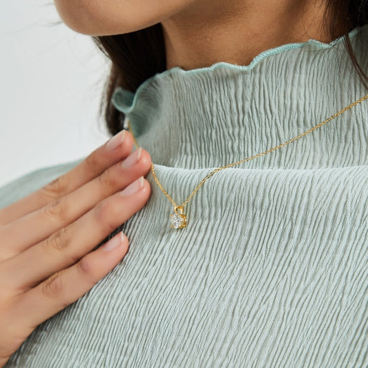 Lilianna - N1, 1ct Moissanite, Gold Vermeil - ELIORA