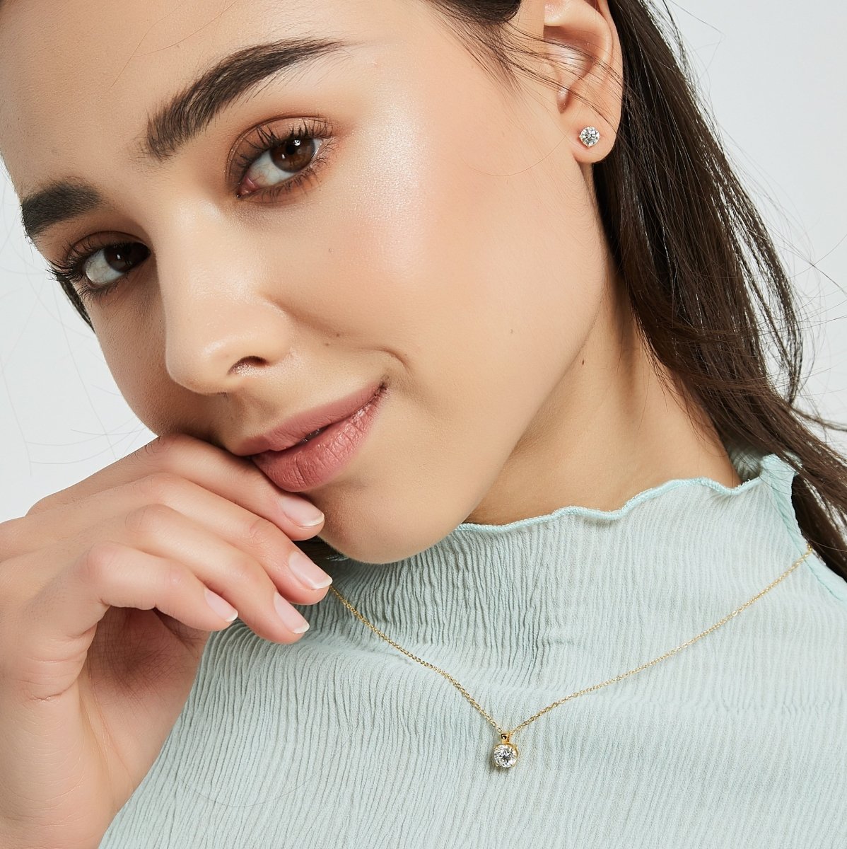 Lilianna - N1, 1ct Moissanite, Gold Vermeil - ELIORA