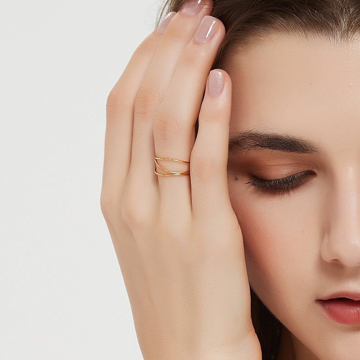 Line Sculpture Ring - ELIORA