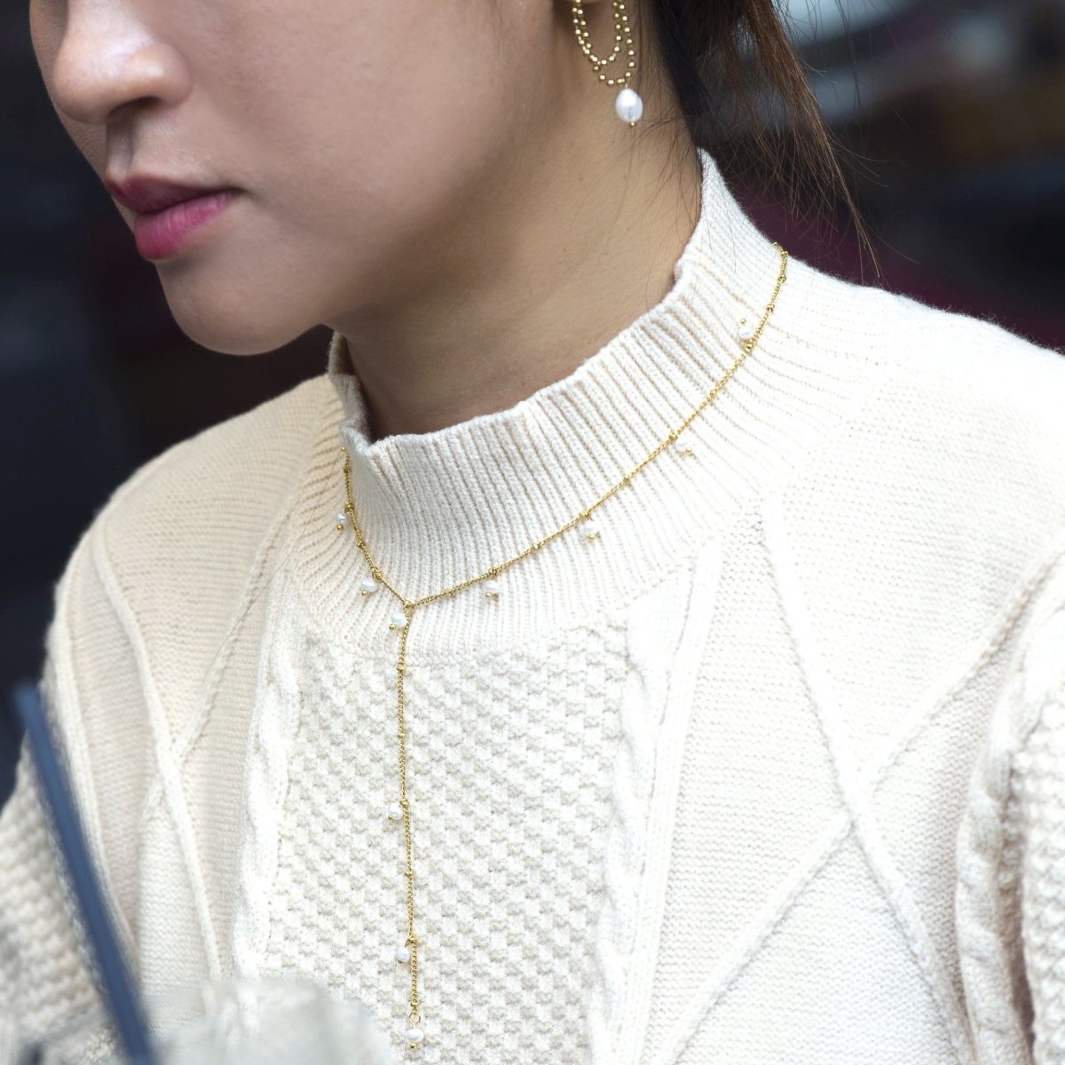 Pearly Charms Necklace - ELIORA