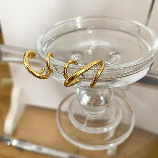 Spiral Stud Earrings - ELIORA