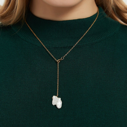 Timeless Pearly Necklace - ELIORA
