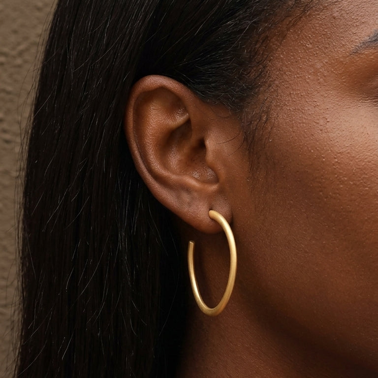 Bended Hoop Earrings