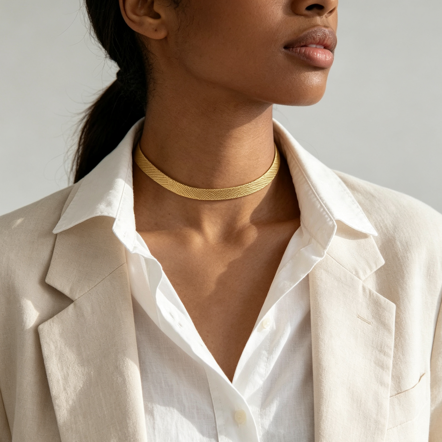 Honeycomb Choker Necklace