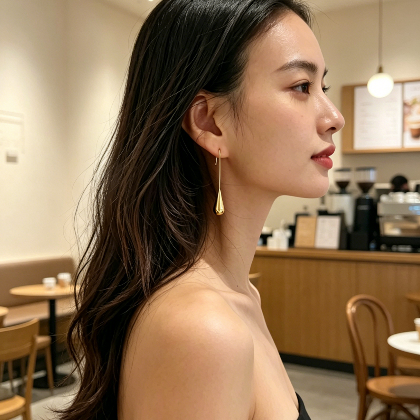 Teardrop Hook Earrings