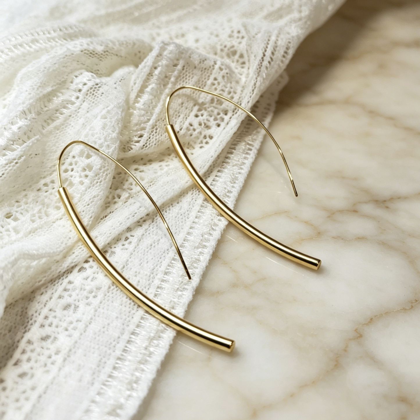 Tusk Hoop Earrings