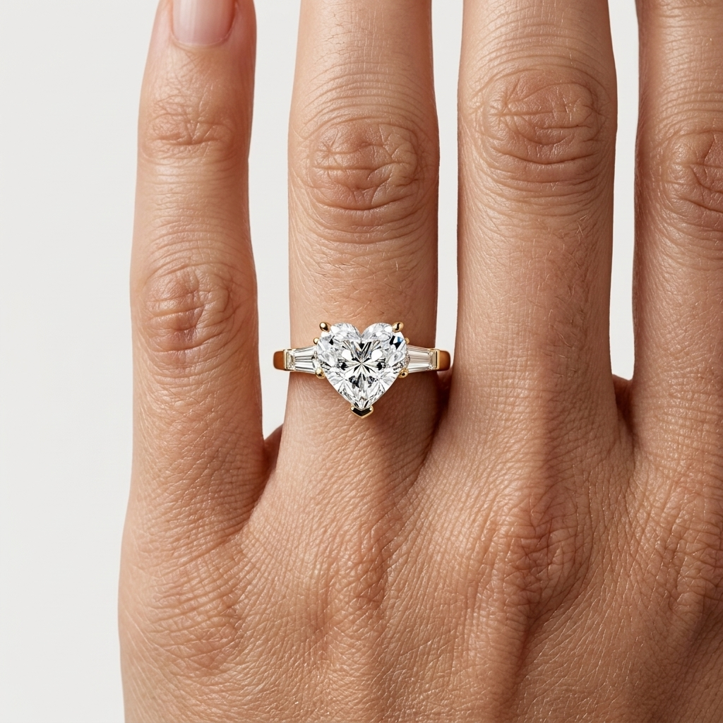 Chana - Heart Shaped 'Better' Diamond Ring