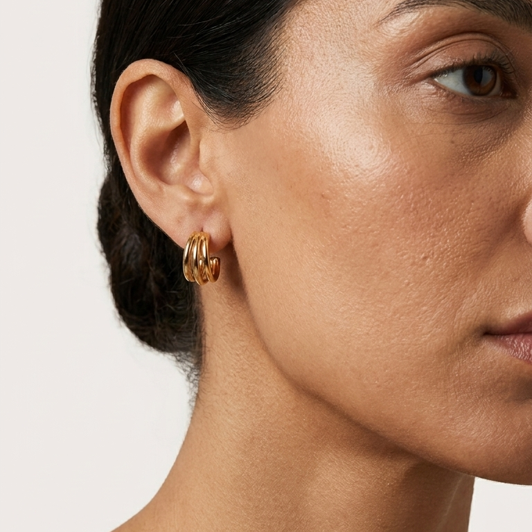 Loop Stud Earrings