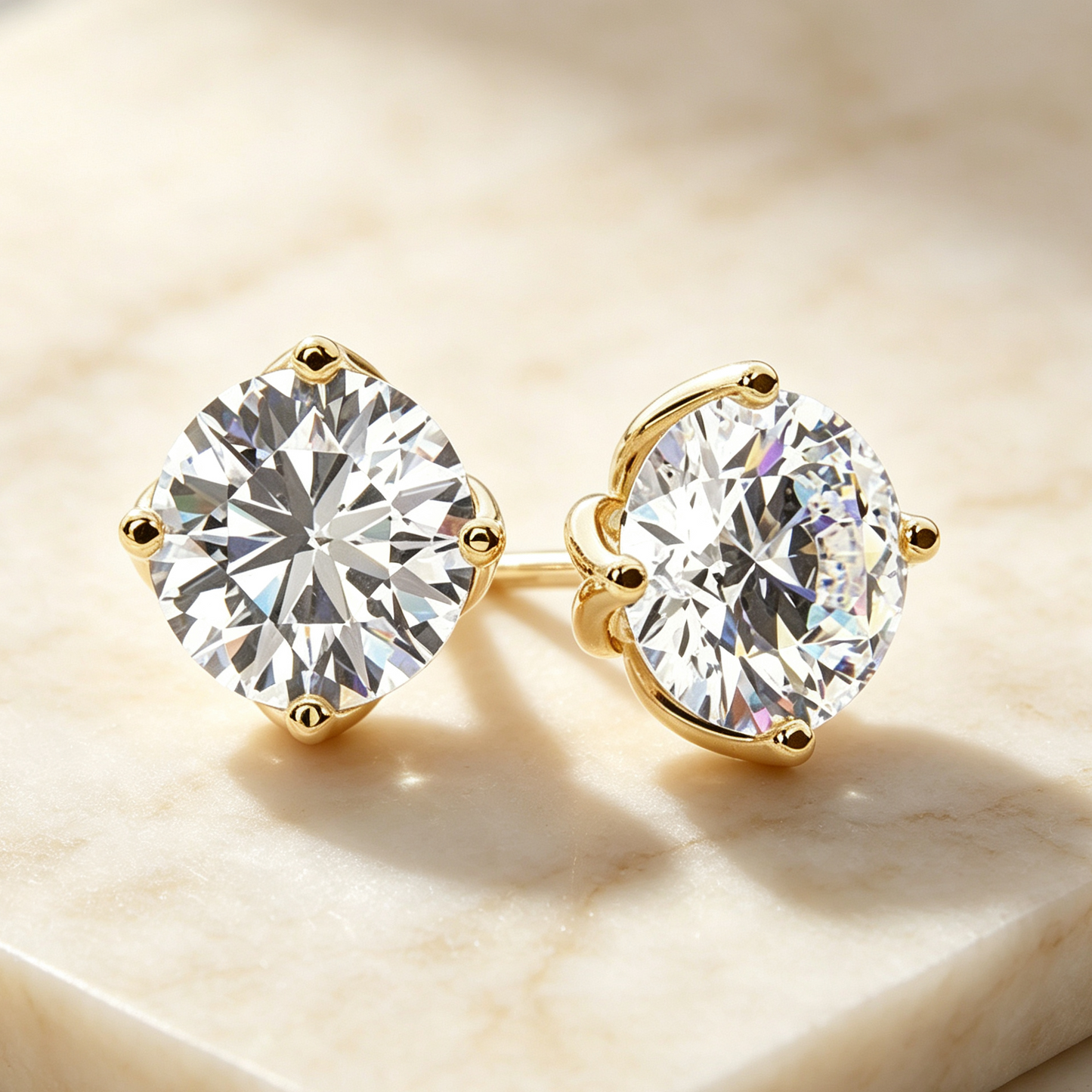 Lilianna - Round Shape Better diamond Studs
