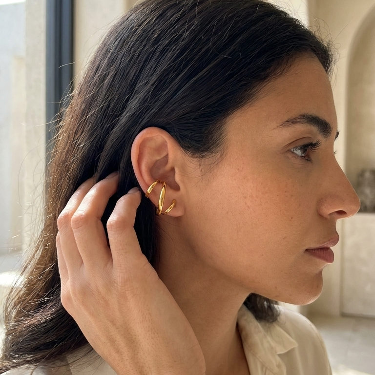 Spiral Stud Earrings