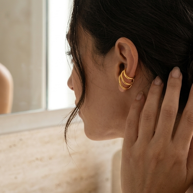 Spiral Stud Earrings