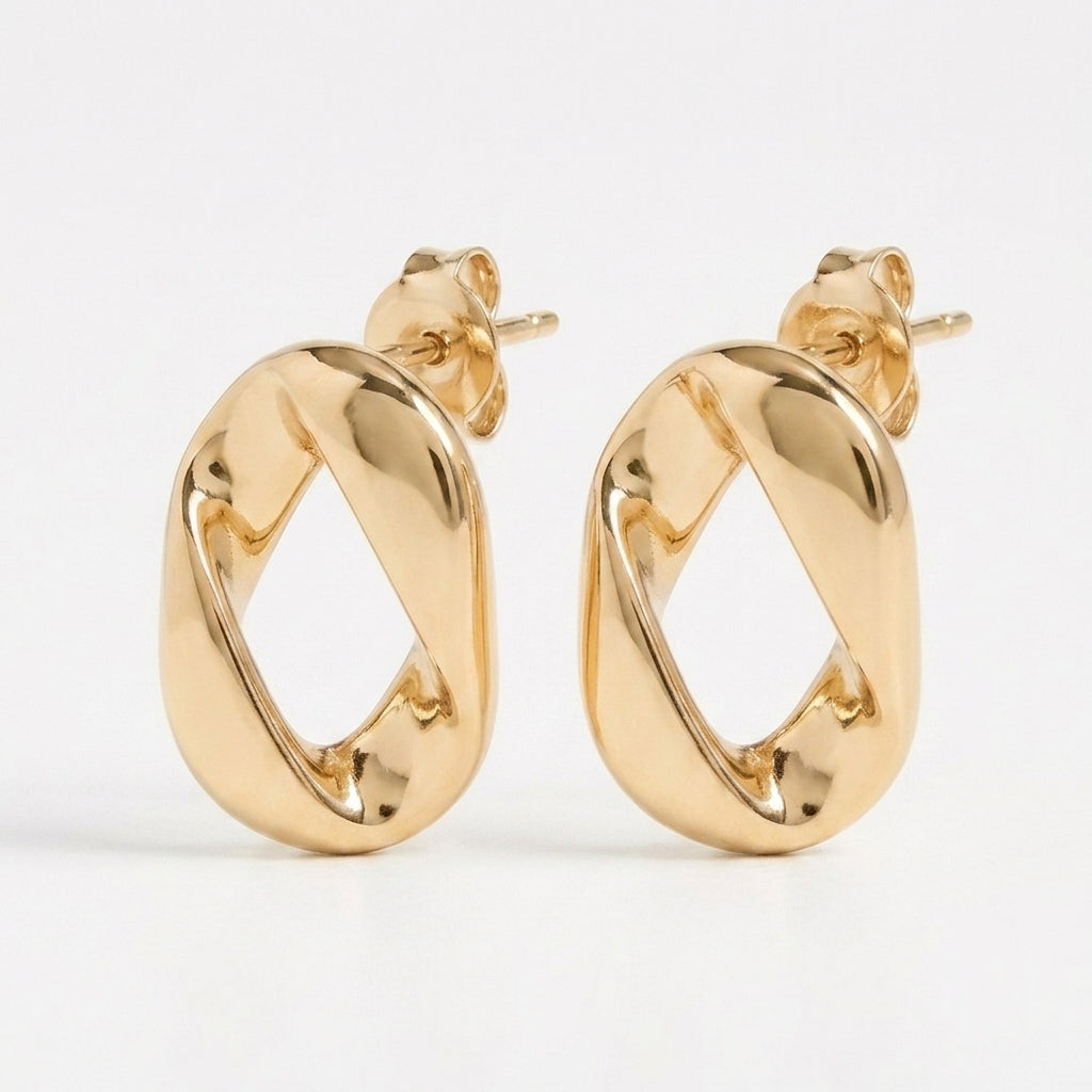 Waffles Stud Earrings