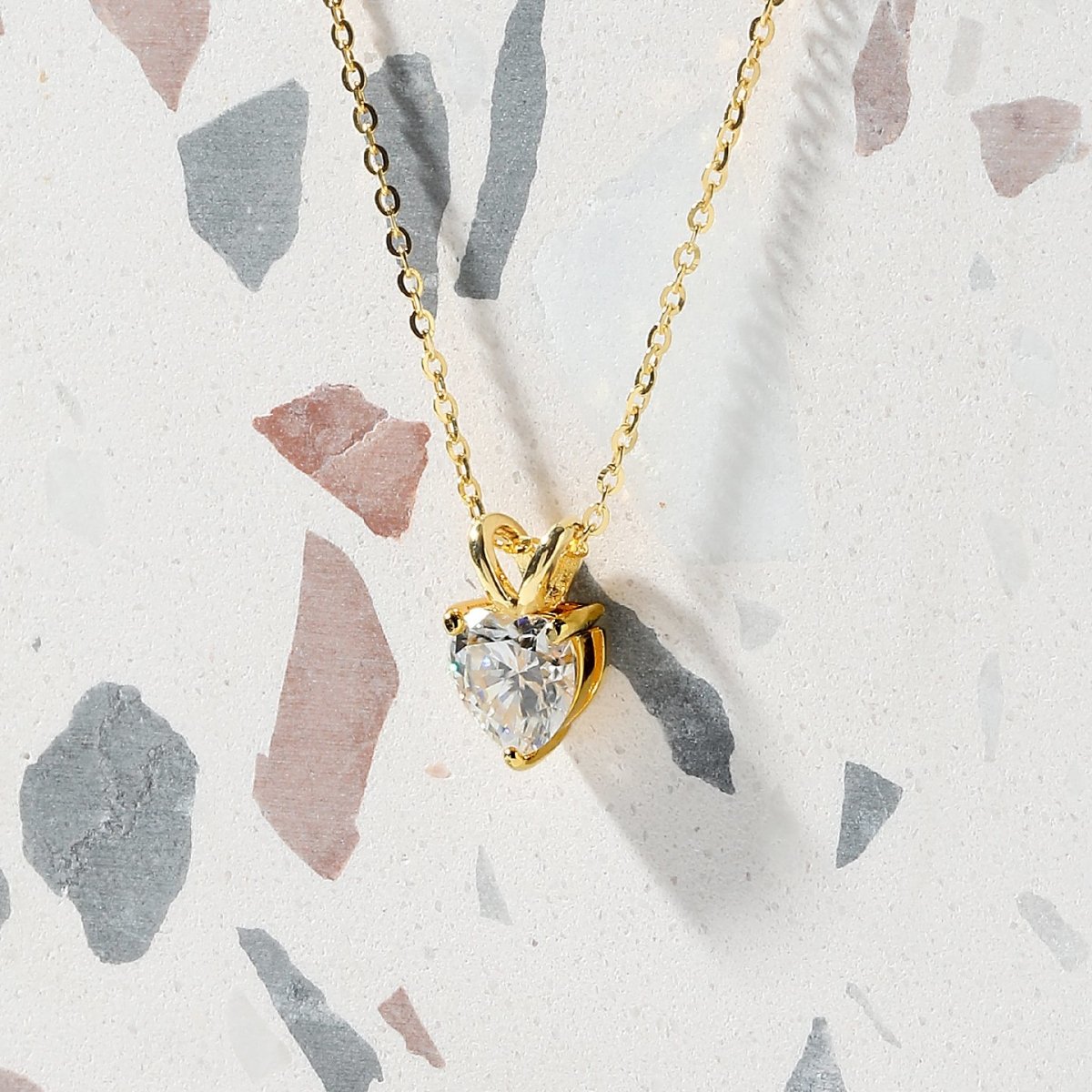 Chana - N1, 1ct Moissanite, Gold Vermeil - ELIORA